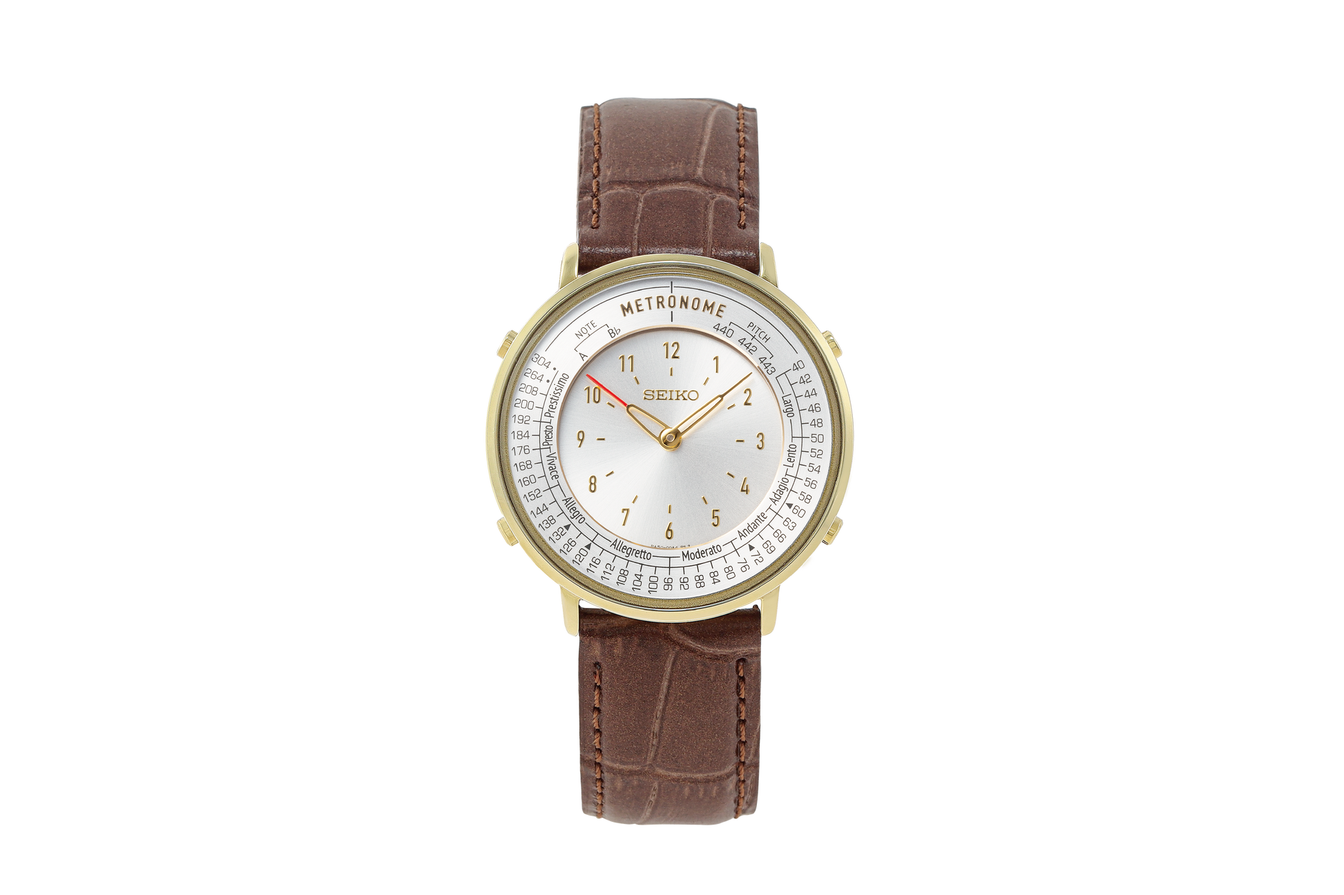 【zawa】 SEIKO メトロノームウォッチ 腕時計 キャメル 限定】メトロノームウオッチ Standard Line(キャメル